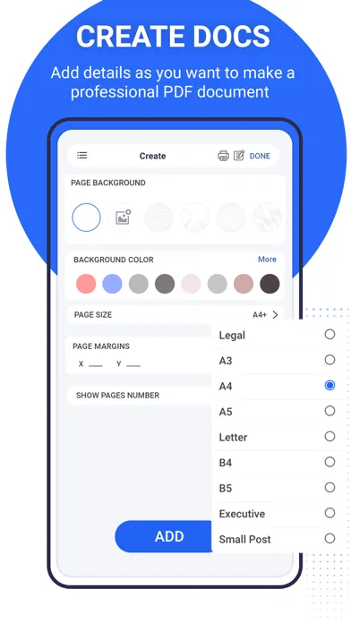 Zrzuty ekranu PDF Editor for Documents