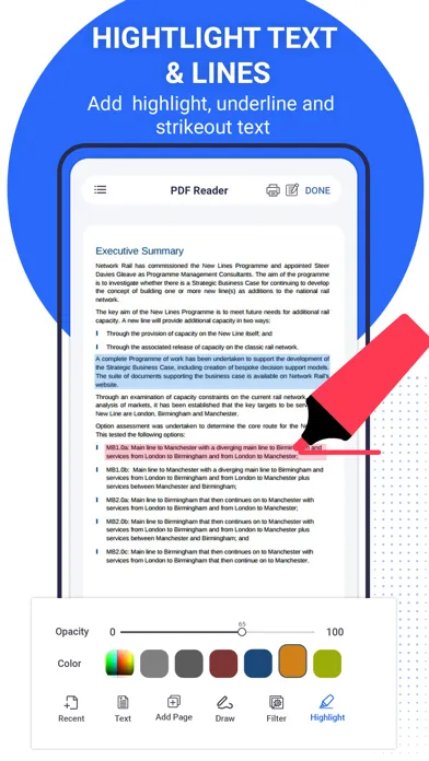 Zrzuty ekranu PDF Editor for Documents