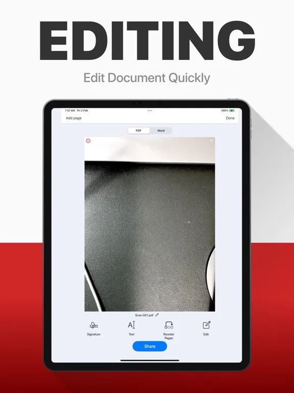 PDF Scanner - Good Documents iPad 應用截圖