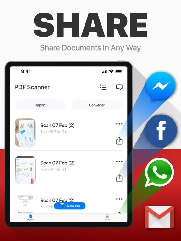 PDF Scanner - Good Documents iPad 應用截圖