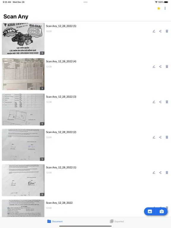 Screenshot di Scan Any - PDF Scanner iPad 