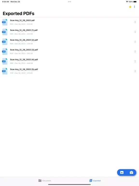 Screenshot di Scan Any - PDF Scanner iPad 