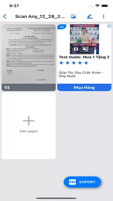 Screenshot di Scan Any - PDF Scanner