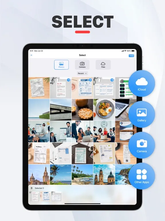 PDF Converter ⁃ Image to PDF iPad 應用截圖