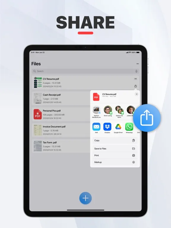 PDF Converter ⁃ Image to PDF iPad 應用截圖