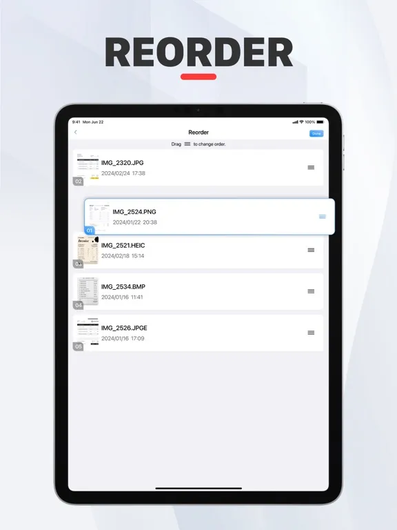 PDF Converter ⁃ Image to PDF iPad 應用截圖