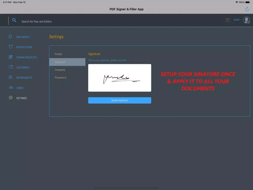 Captures d'écran de PDF Signer & Filler App iPad 
