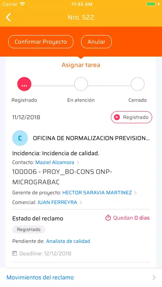 Canvia Atiende Ekran Görüntüleri