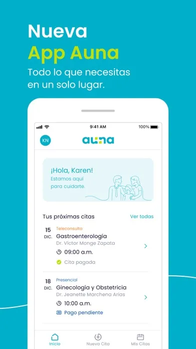 Auna سکرین شاٹس