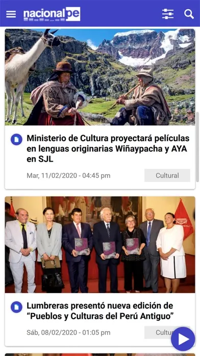 Tangkapan layar APP NACIONAL