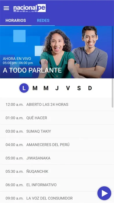 Tangkapan layar APP NACIONAL