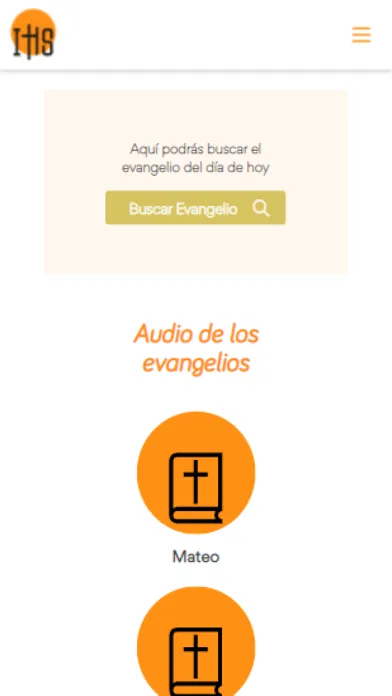 Captures d'écran de Reflexiones del Evangelio