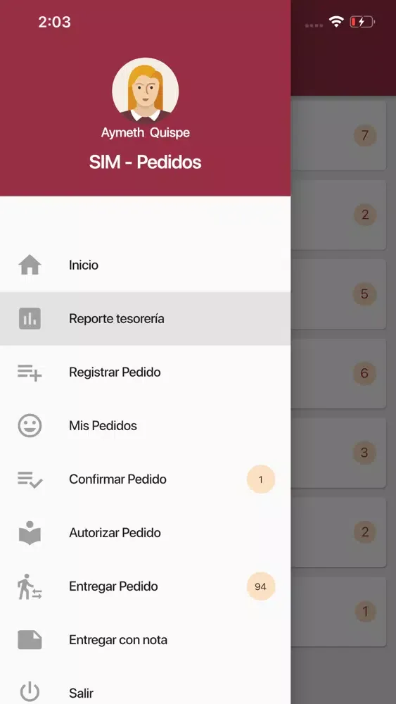 Capturas de pantalla de SIM Pedidos