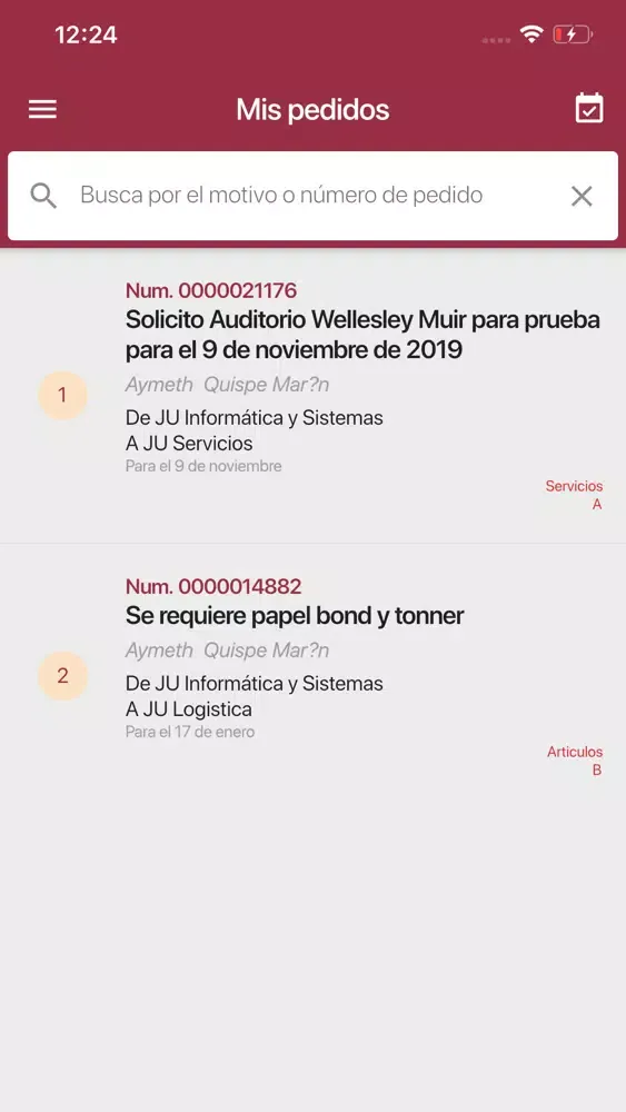 Capturas de pantalla de SIM Pedidos