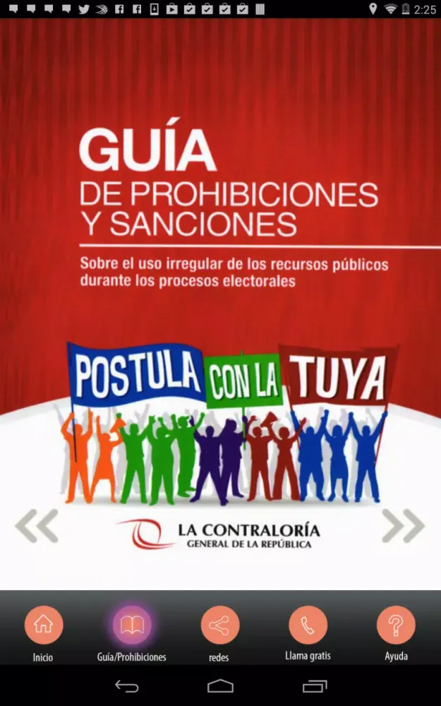 Tangkapan layar Postula con la tuya