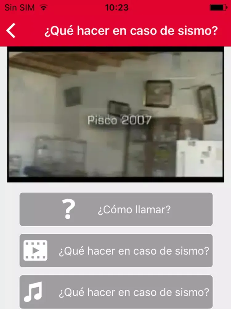 Alerta 119 iPad  Screenshots