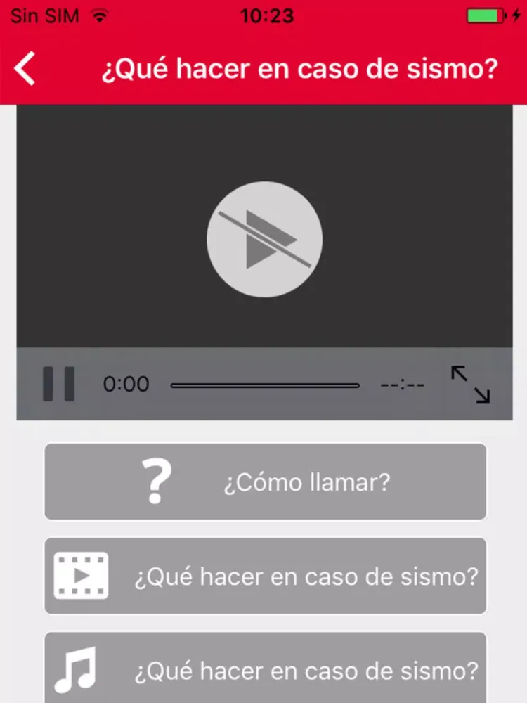Alerta 119 iPad  Screenshots