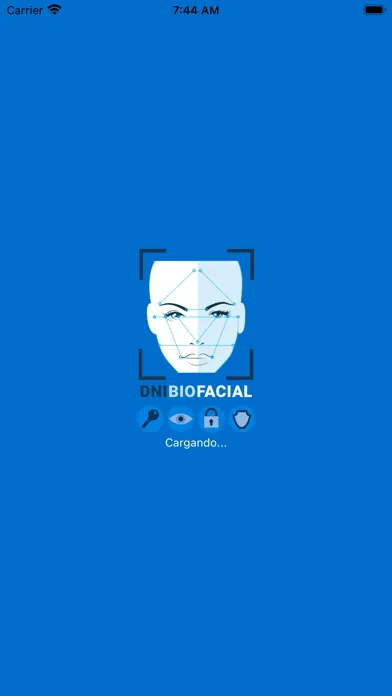 ภาพหน้าจอของ DNI BioFacial