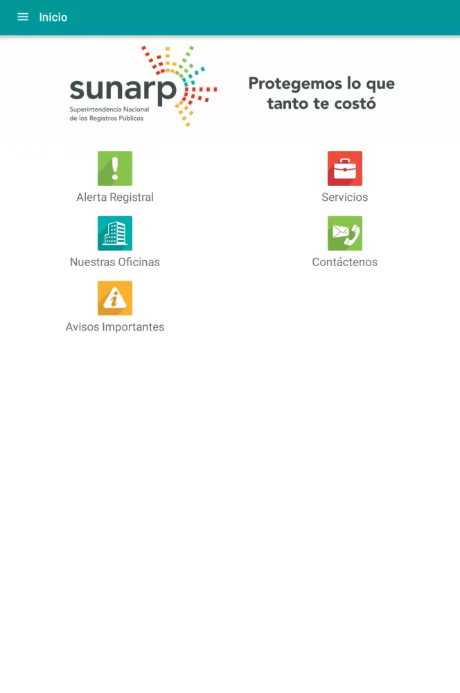 Sunarp Screenshots