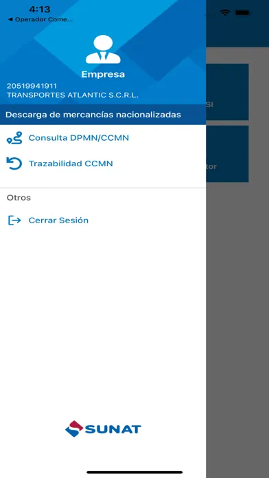 APP Operador Comercio Exterior Ekran Görüntüleri