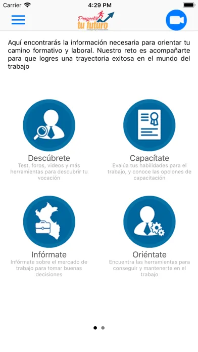 Proyecta tu futuro Screenshots