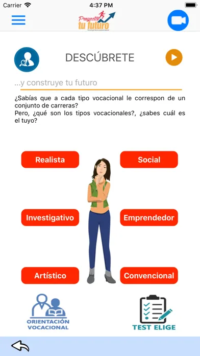 Proyecta tu futuro Screenshots