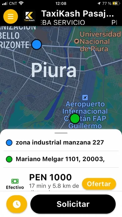 Zrzuty ekranu Taxi Kash