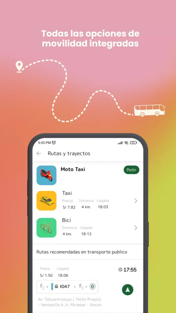 Treep: Transporte Urbano Screenshots