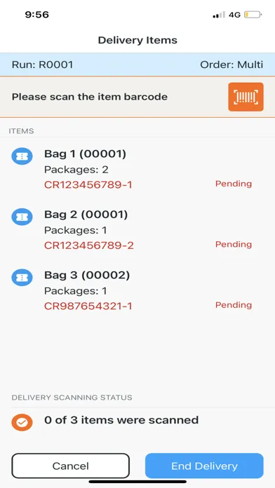 Cura Health - Drive Delivery Ekran Görüntüleri