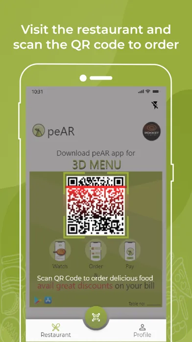 صور peAR - The AR Menu App