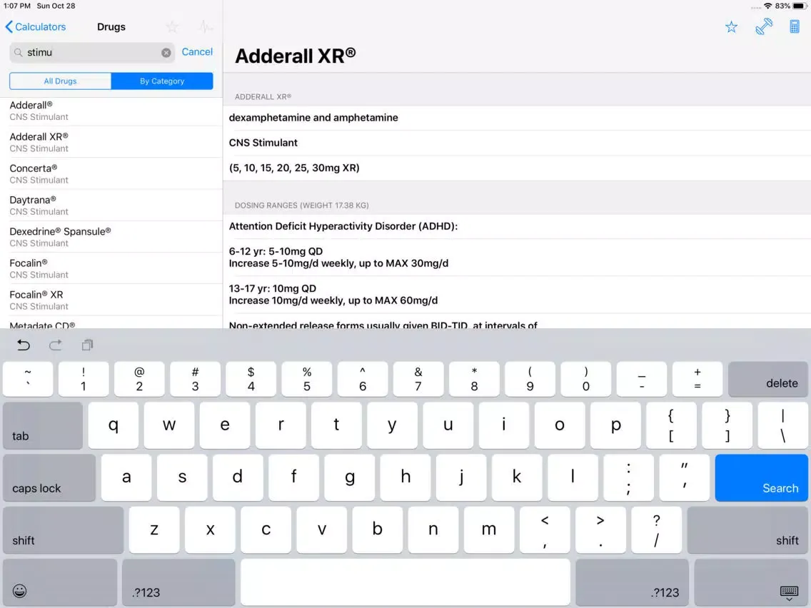 Pedi QuikCalc iPad  Ekran Görüntüleri