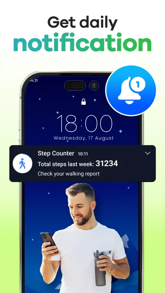 Ảnh chụp màn hình của Pedometer & Step Tracker Pro