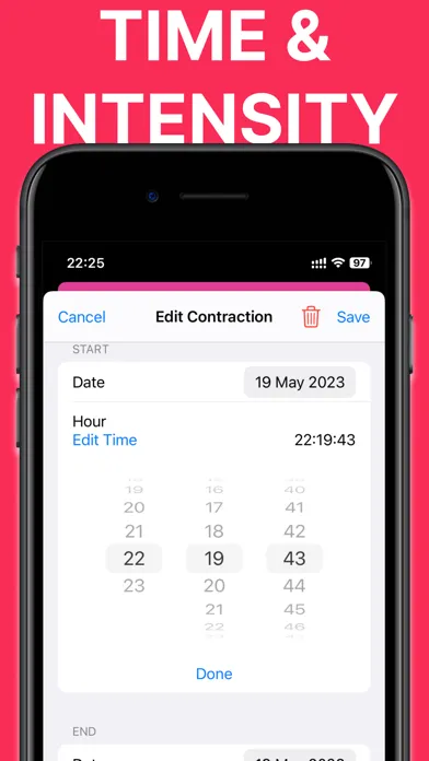 Contraction Timer Counter, 9m Screenshots