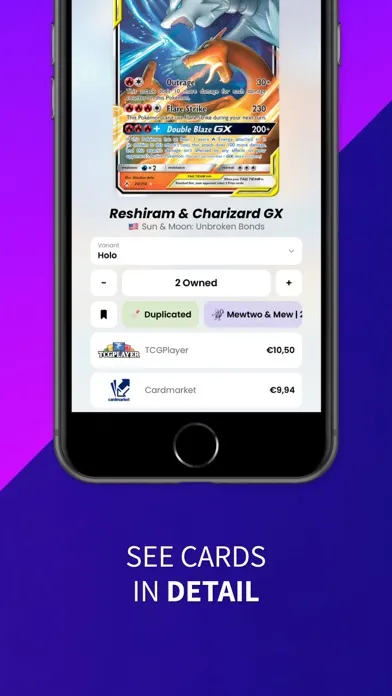 Zrzuty ekranu Dex - for Pokémon TCG