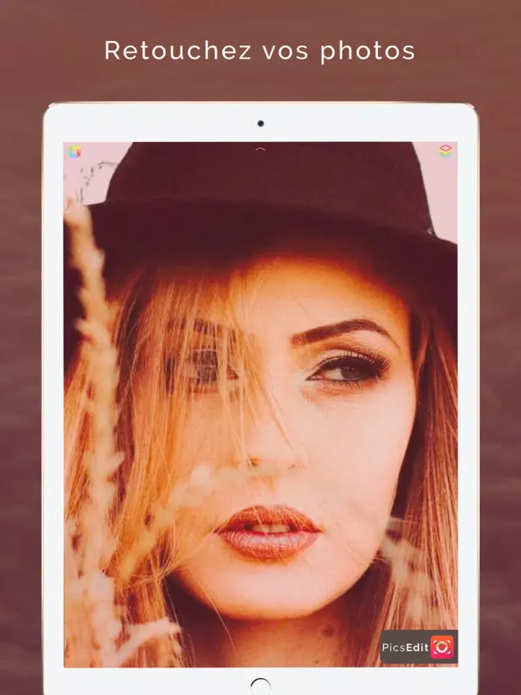 Ảnh chụp màn hình của PicsEdit - Créer des images et sublimer vos photos iPad 