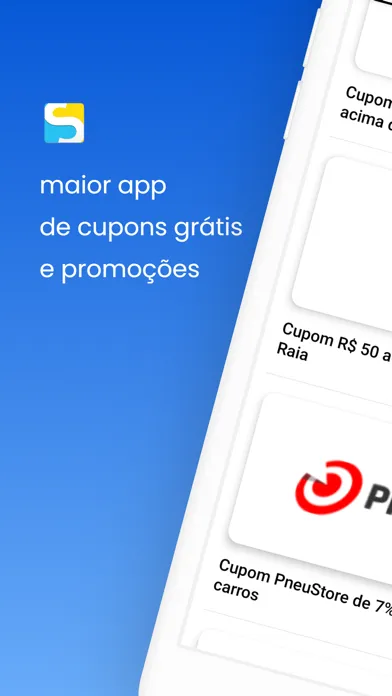 Tangkapan skrin PegaDesconto Ofertas e Cupons