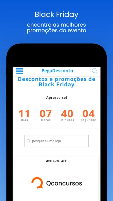 Tangkapan skrin PegaDesconto Ofertas e Cupons
