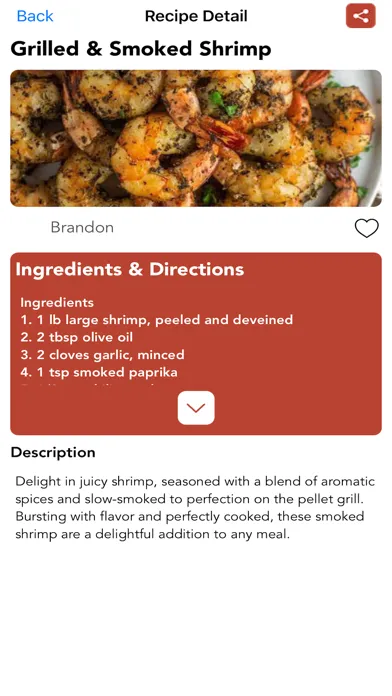 Zrzuty ekranu Recipes for Pit Boss Pellet