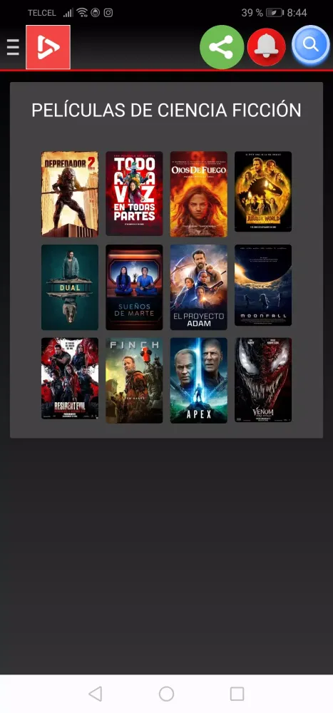 Capturas de pantalla de Peliculas Y series