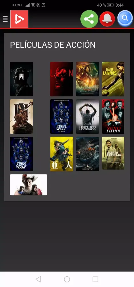 Capturas de pantalla de Peliculas Y series