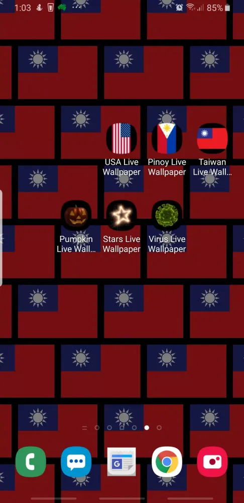 Taiwan Flag Live Wallpaper Screenshots