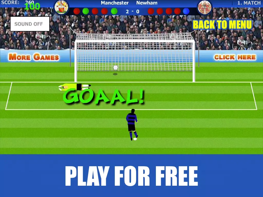 Capturas de tela do Penalty League Soccer Heads - KaiserGames™ free fun multiplayer football goal keeper ball game for champions and team manager iPad 