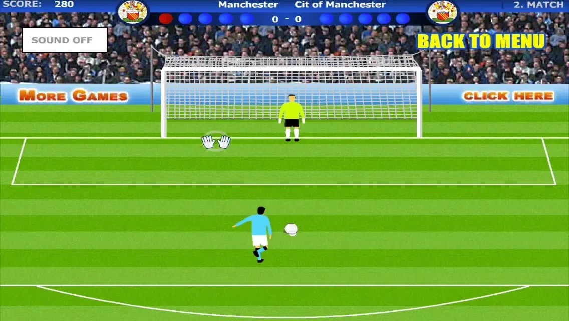 Capturas de tela do Penalty League Soccer Heads - KaiserGames™ free fun multiplayer football goal keeper ball game for champions and team manager