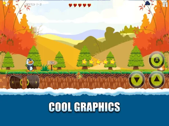 Tangkapan skrin Penguin Run - Adventure Game iPad 