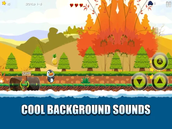 Tangkapan skrin Penguin Run - Adventure Game iPad 