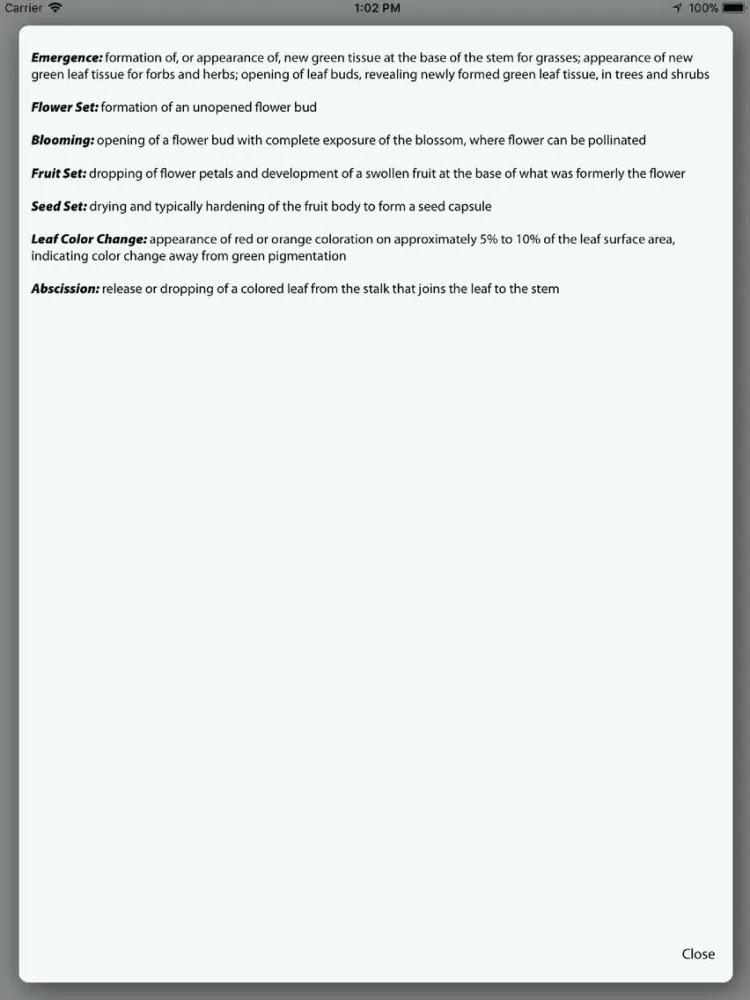 APPLES: Arctic Plant Phenology iPad  スクリーンショット