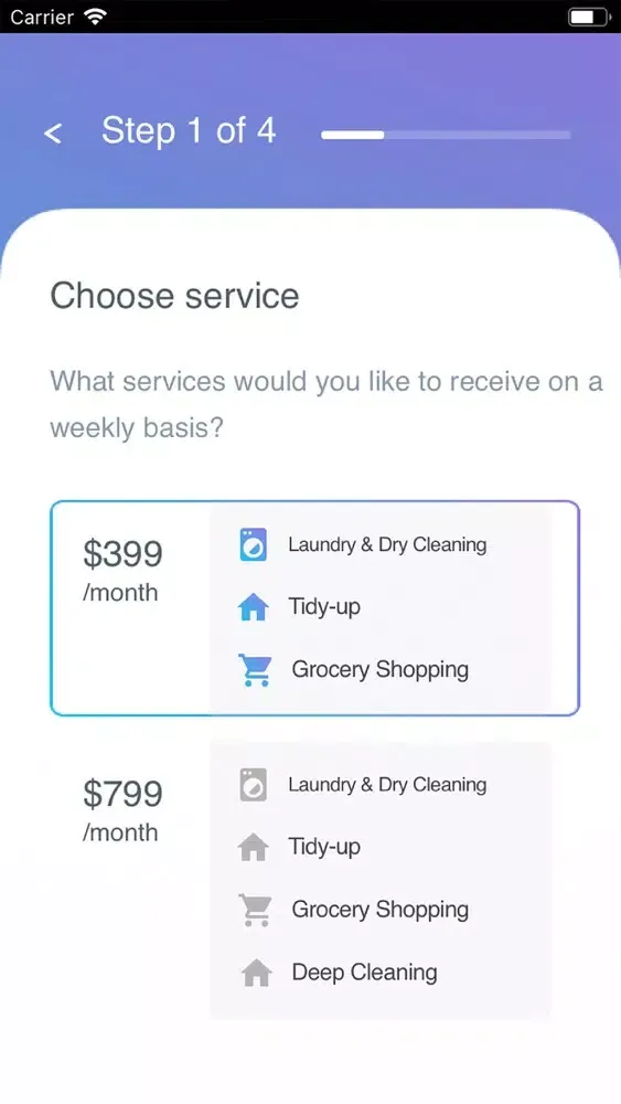 Ảnh chụp màn hình của Pennyworth App