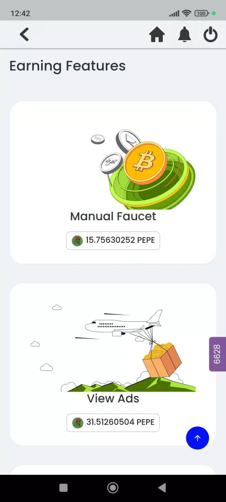 ภาพหน้าจอของ Pepe Faucet