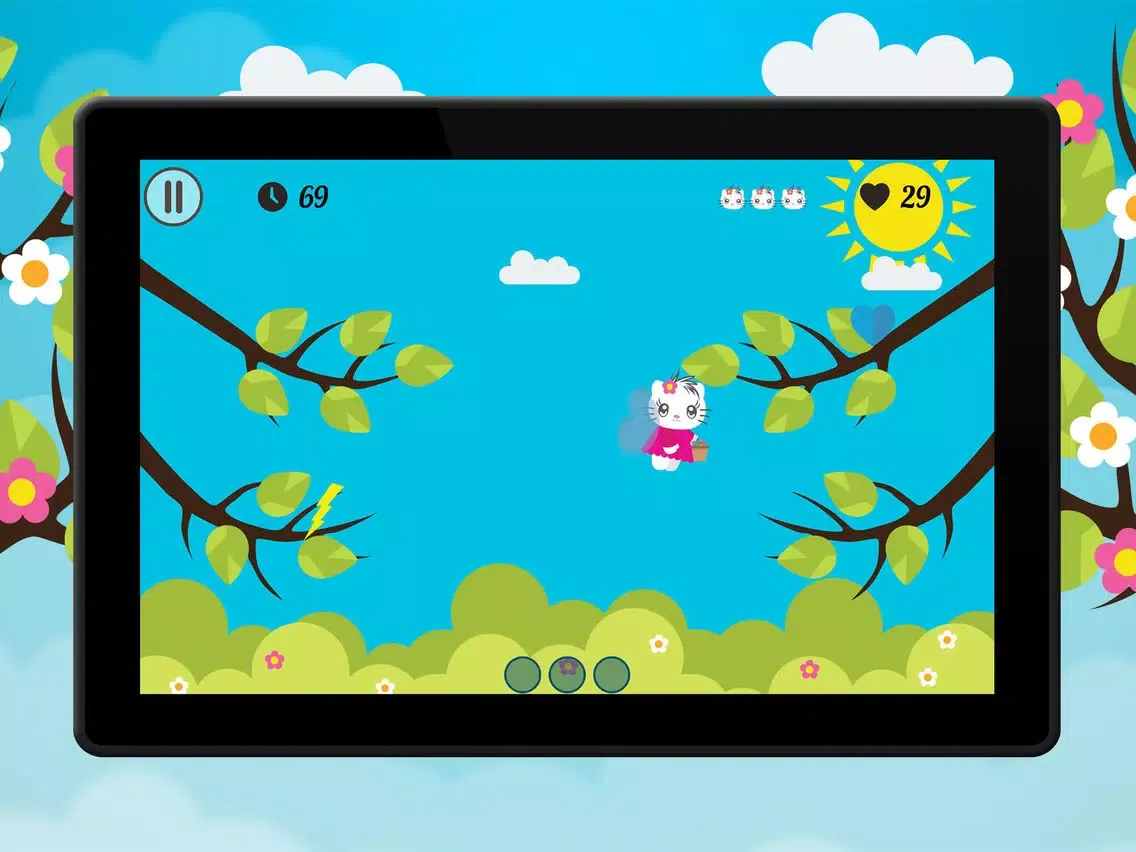 Tangkapan layar Happy Kitty - Collect Hearts iPad 