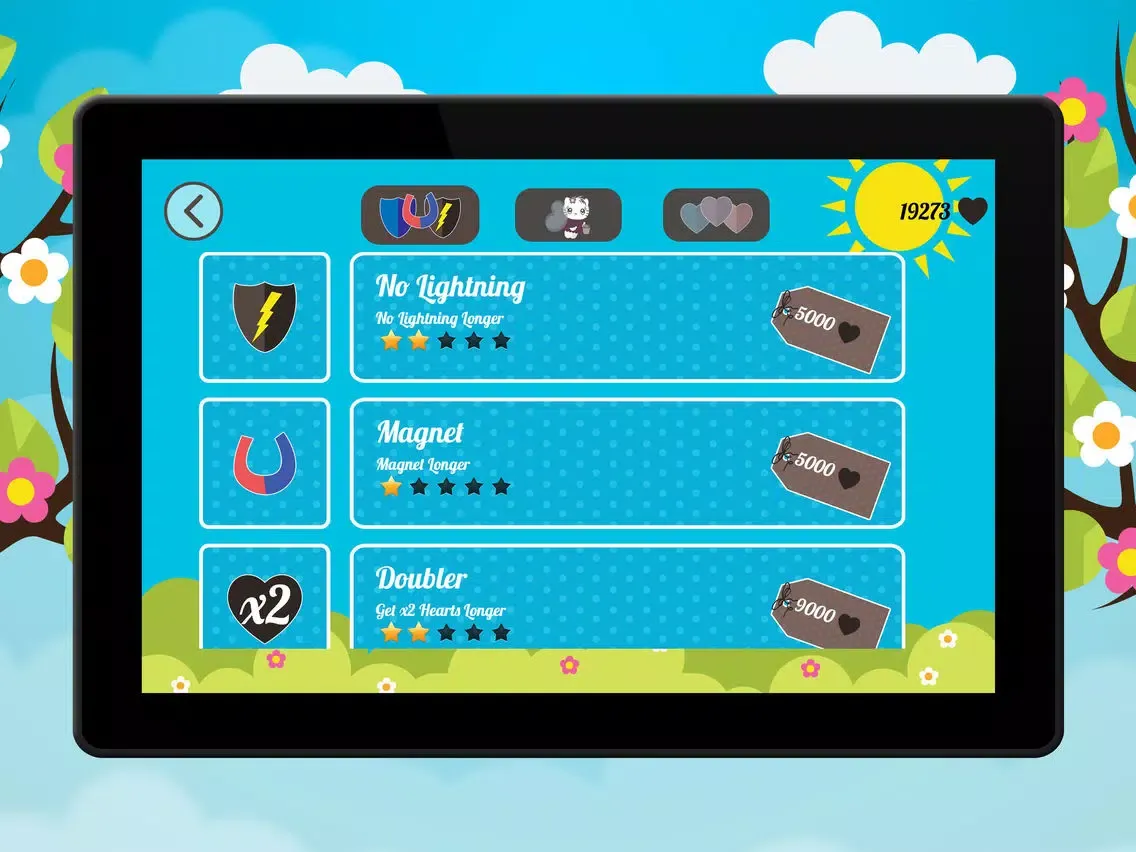 Tangkapan layar Happy Kitty - Collect Hearts iPad 